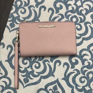 Michael Kors Pink Wristlet Wallet